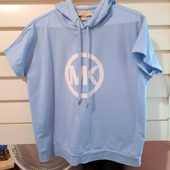 MICHAEL KORS Hoodie, Shortsleeves Sz Medium Loose Brand New with Tag - Picture 8 of 8